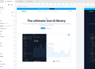Design your website with the Nuxt UI Figma design kit